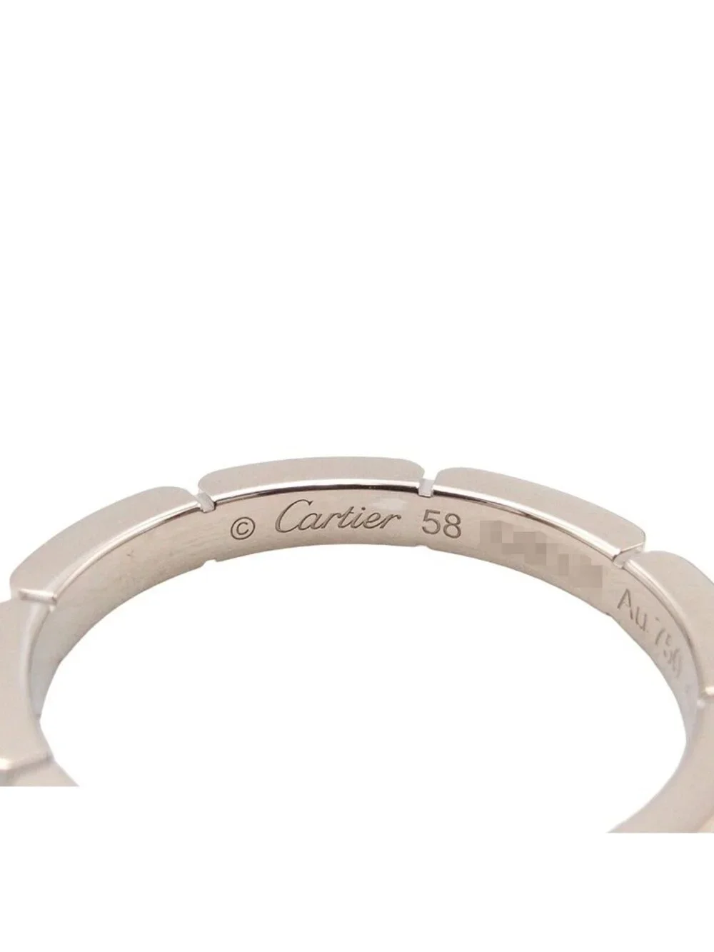 Cartier Maillon Panthere White Gold 18K 58 Ring